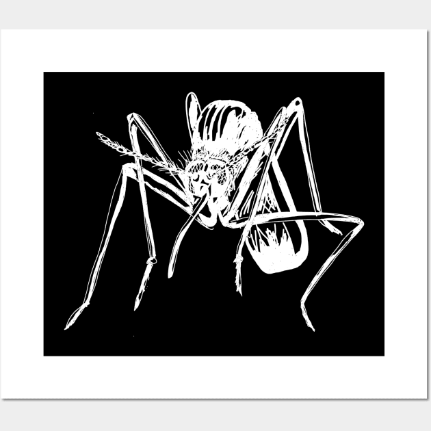 Mosquito sketch Wall Art by artbyluko